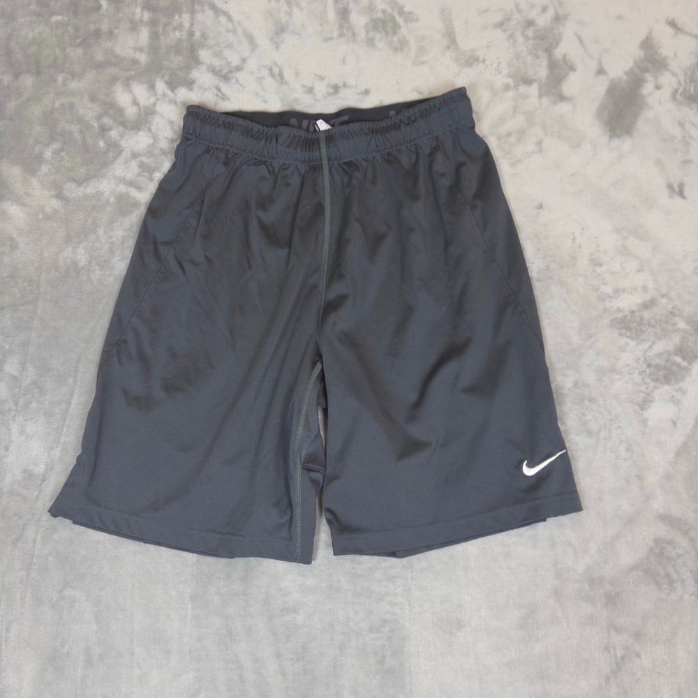 Nike Shorts Mens Medium Gray Dri-FIT Athletic Gym Basketball 728220-060